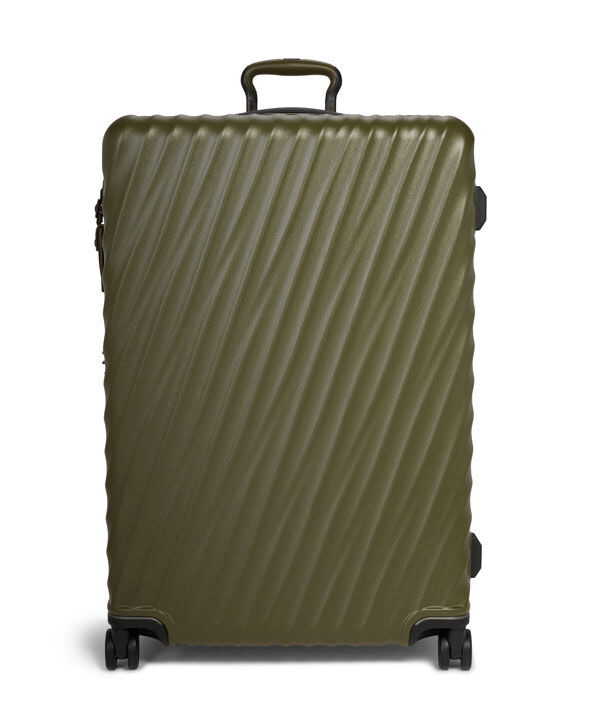 19 Degree Extended Trip Expandable Checked Luggage 76 cm Green