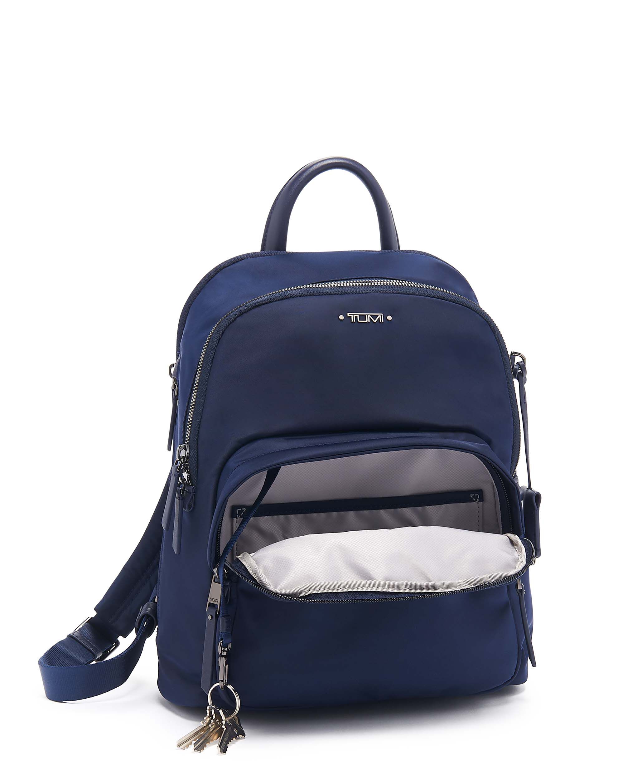 tumi blue bag