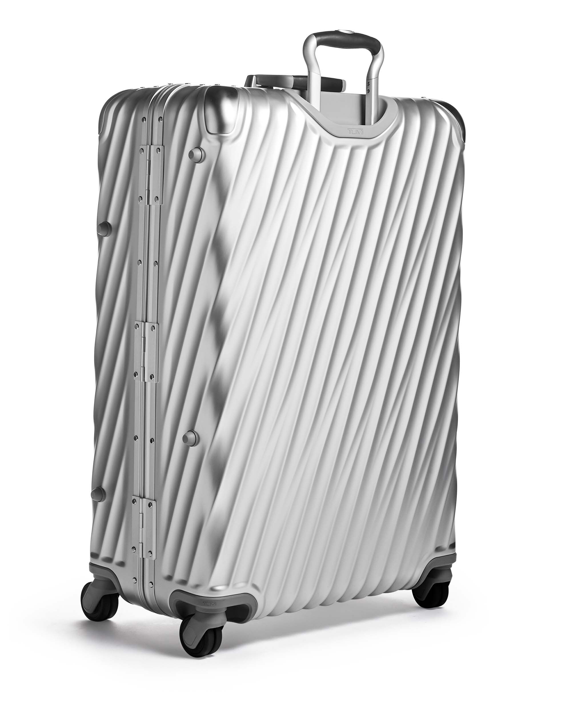 19 Degree Aluminium Extended Trip Checked Luggage 77,5 cm Silver