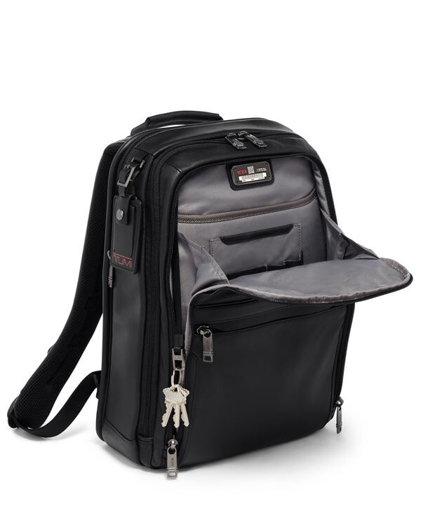 Thin leather backpack cheap