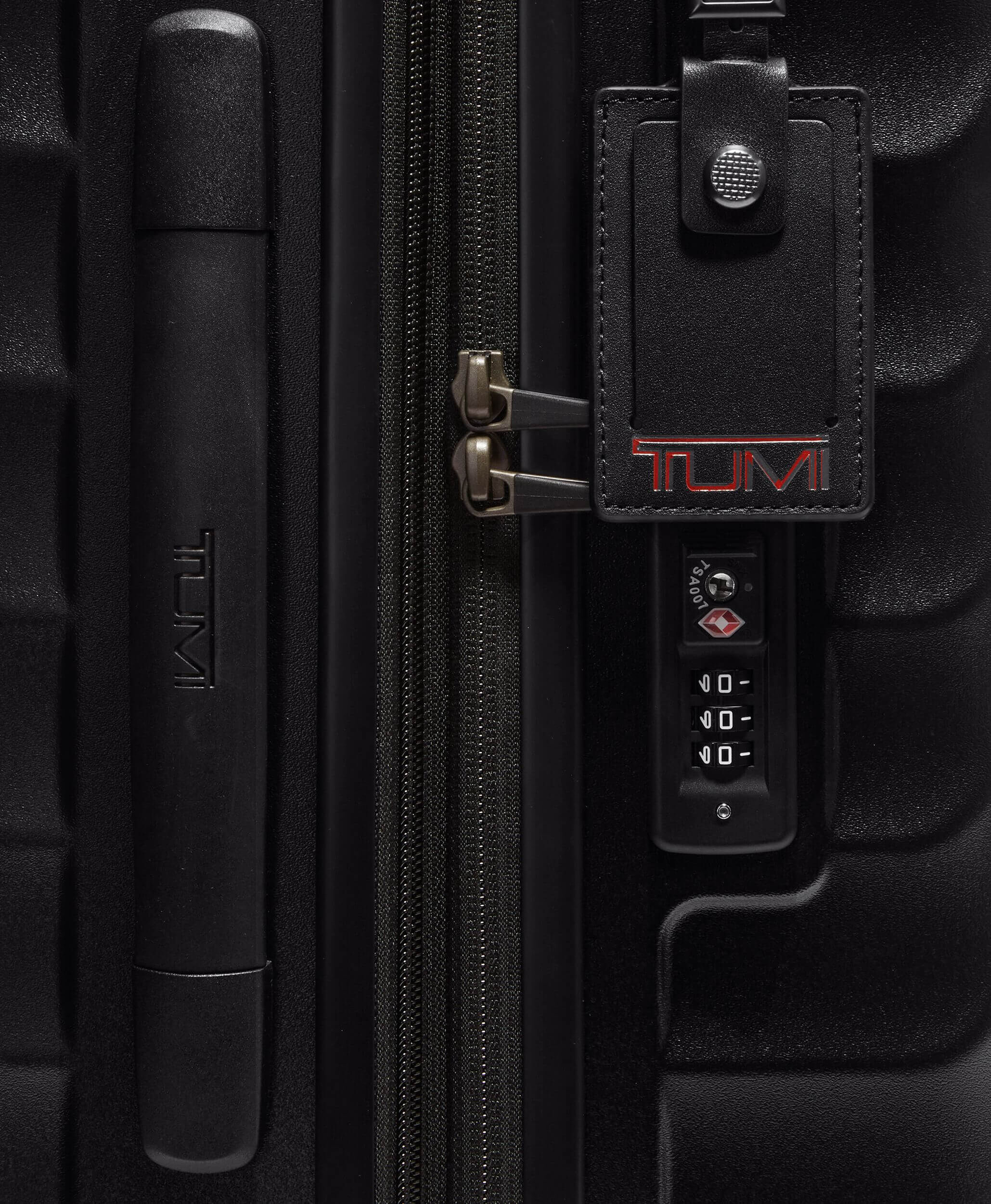 Tumi bag lock top