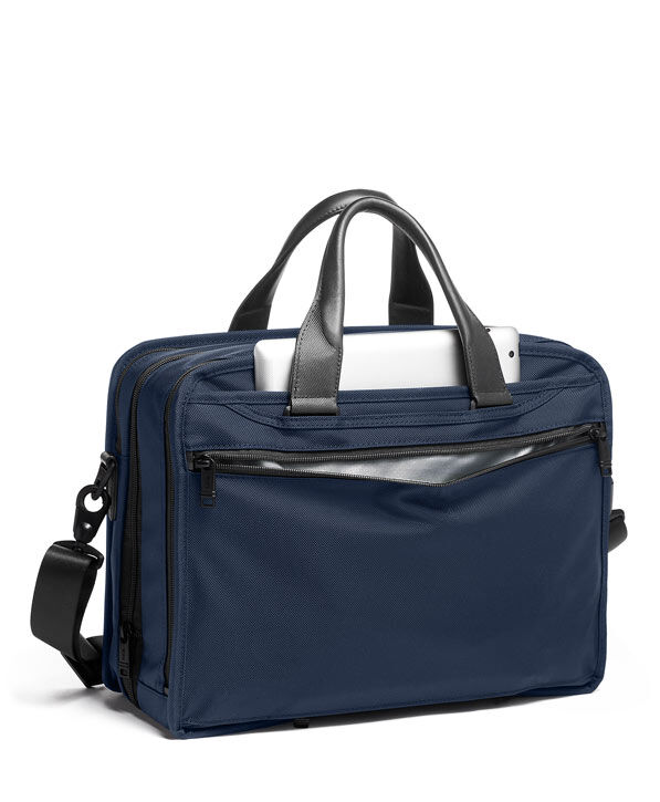 Alpha 3 Laptop Briefcase Blue | TUMI France