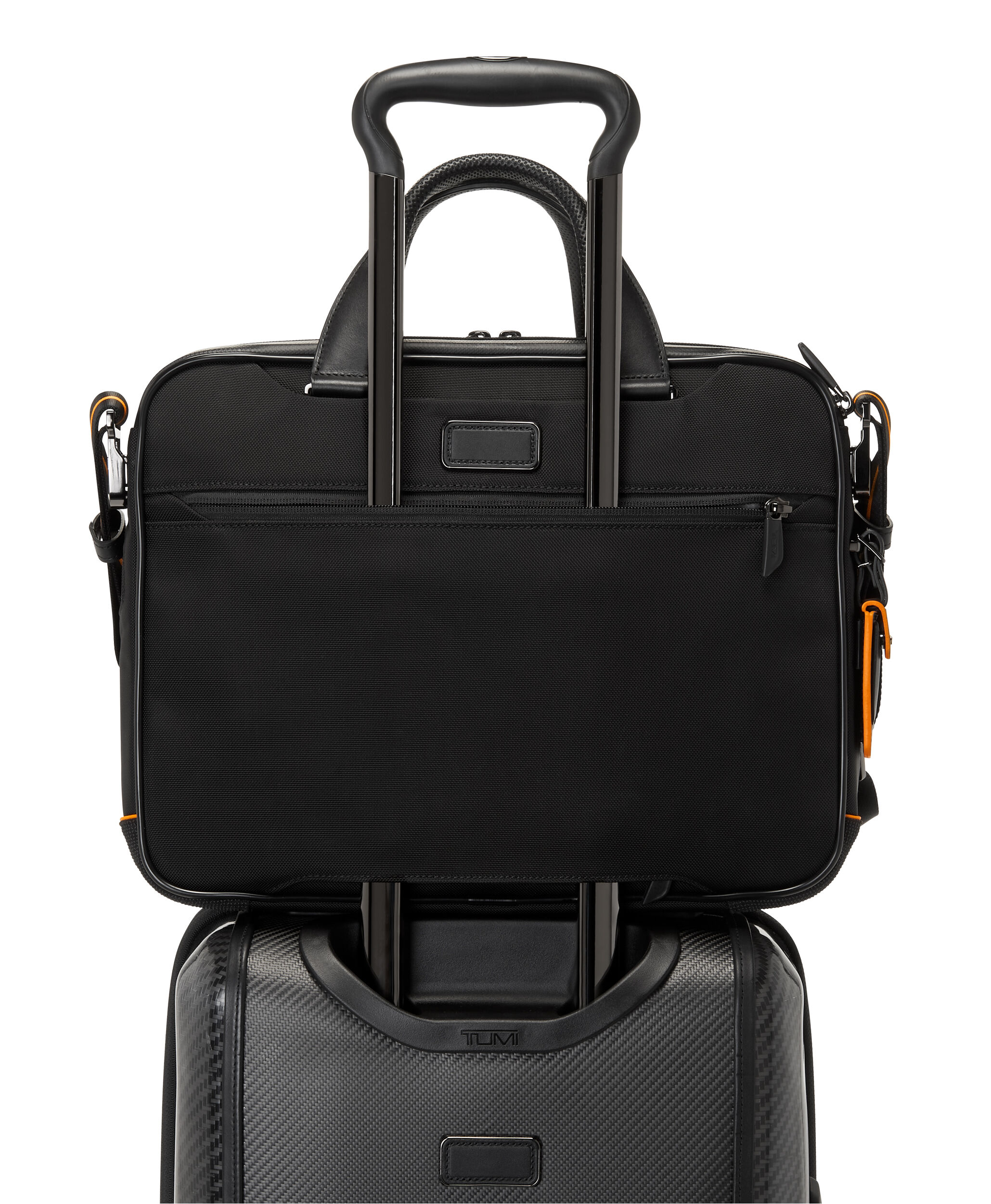 大人も着やすいシンプルファッション TUMI McLaren Axle Briefcase Black | TUMI France バッグ