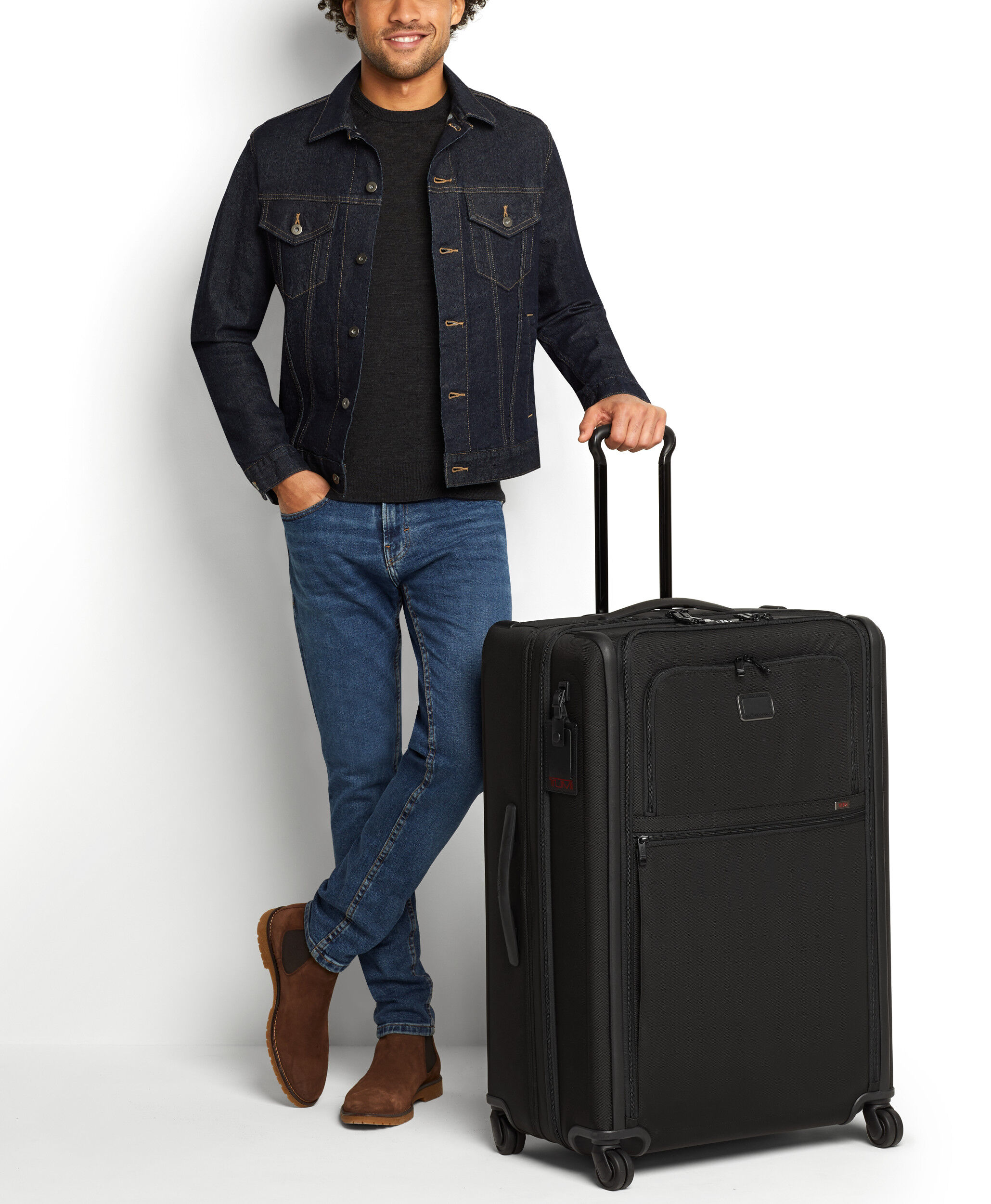 【TUMI】アルファ3.3way Alpha 3 Continental Dual Access Expandable Carry-On 56 cm Black