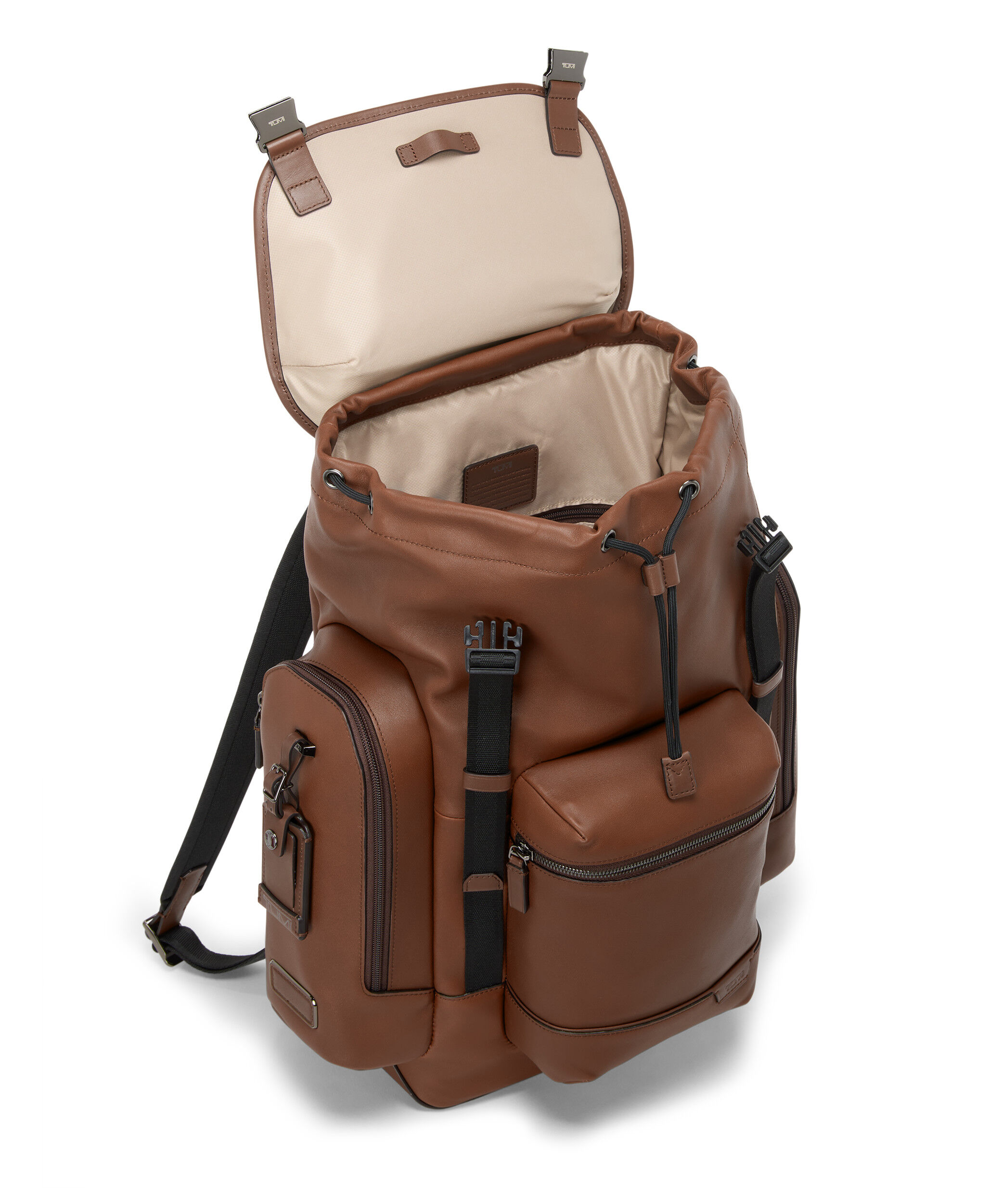Harrison Griffen Flap Backpack Brown | TUMI France
