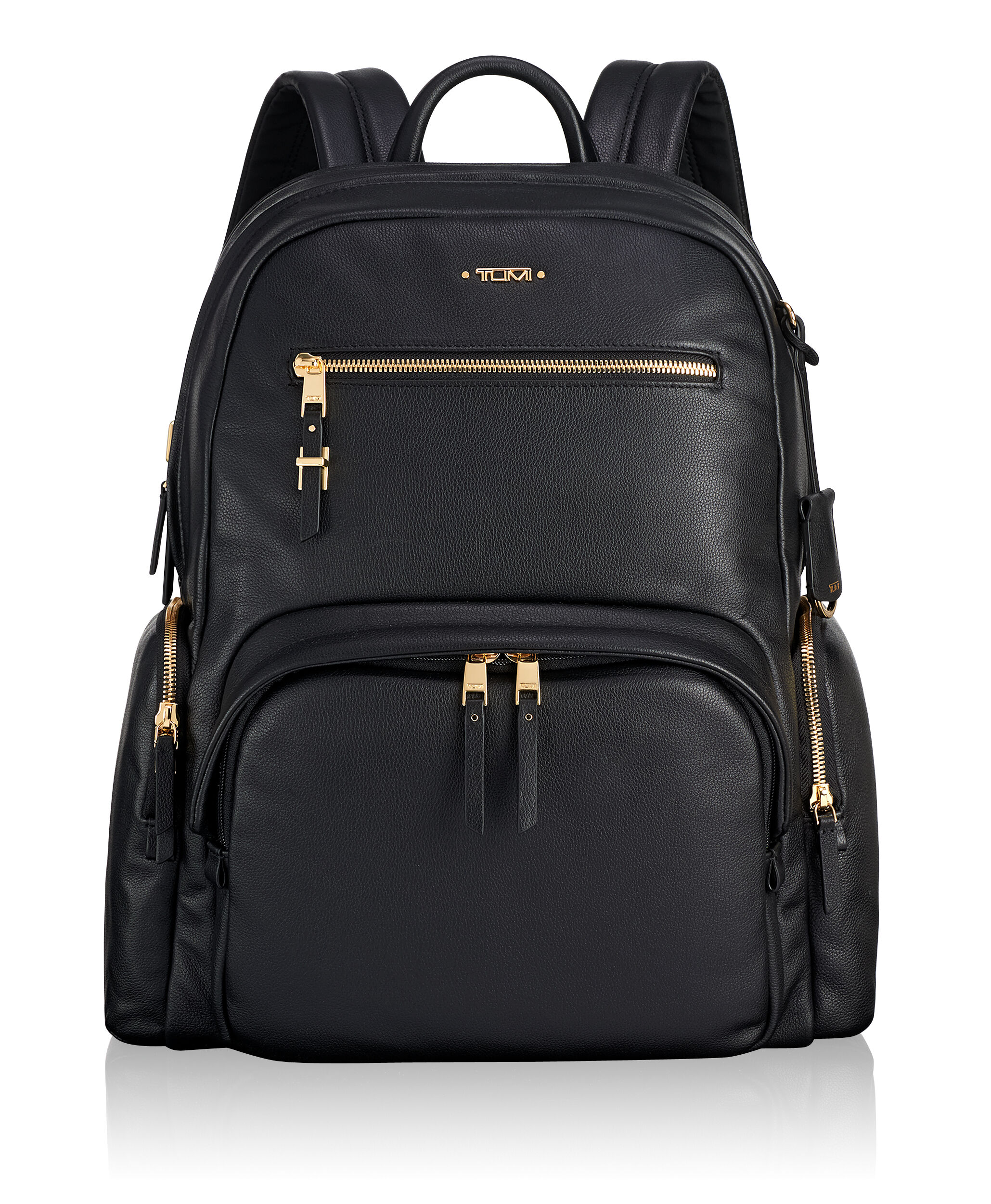 tumi backpack leather
