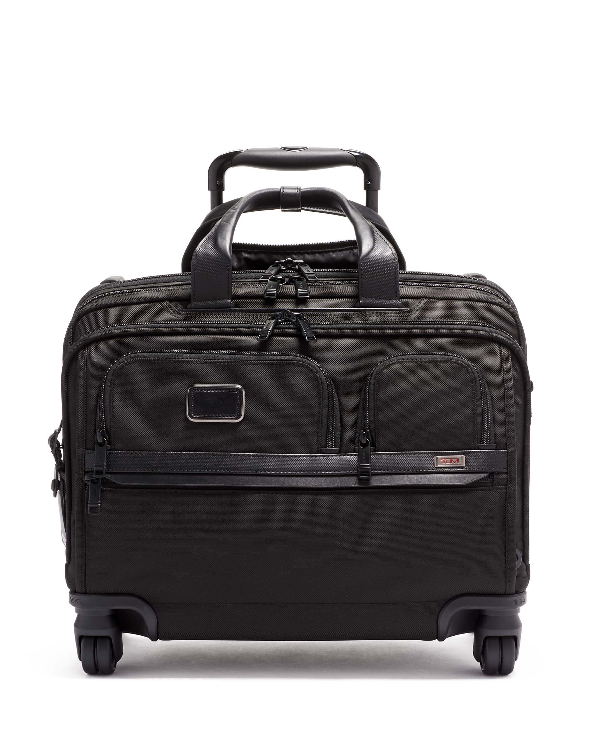 Alpha 3 Deluxe Compact Wheeled Brief 39,5 cm Black | TUMI France Alpha 3 Deluxe Compact Wheeled Brief 39,5 cm Black | TUMI France