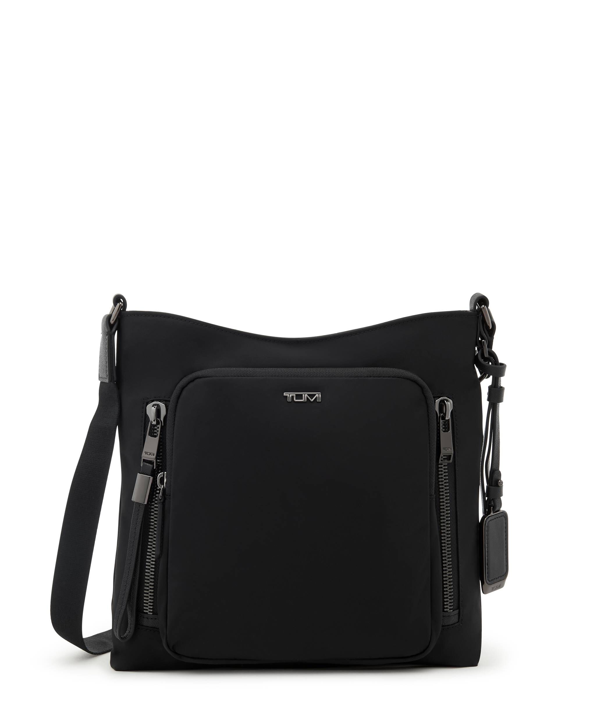 Tumi crossbody leather bag discount