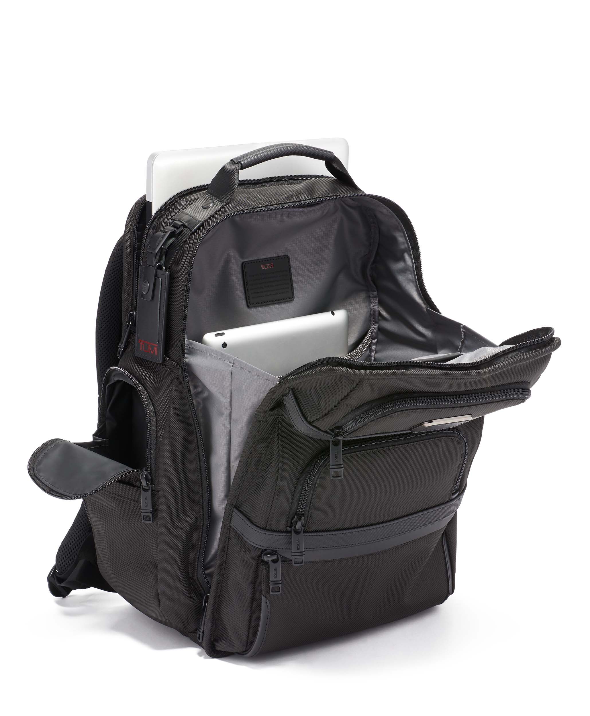 Tumi Alpha 3 Brief Pack Black - Paradise Baggage