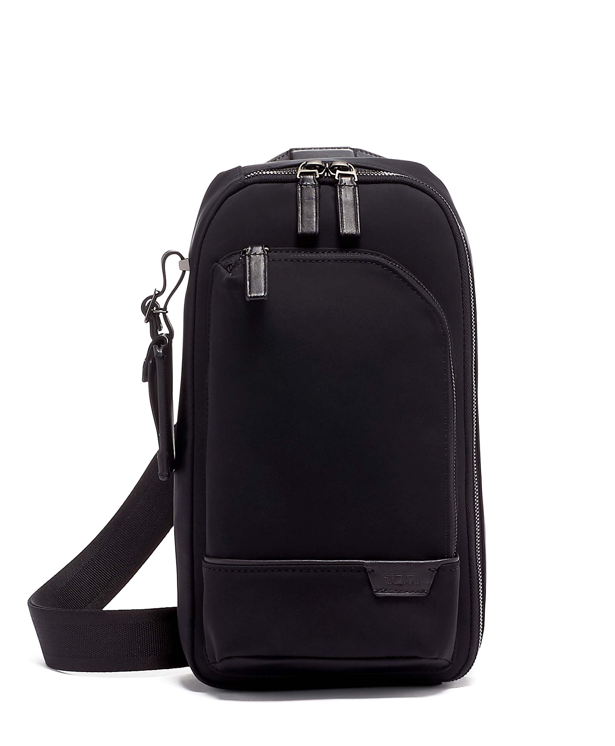 TUMI TICON Leather Sling ボディバッグ ヴィンテージ加工