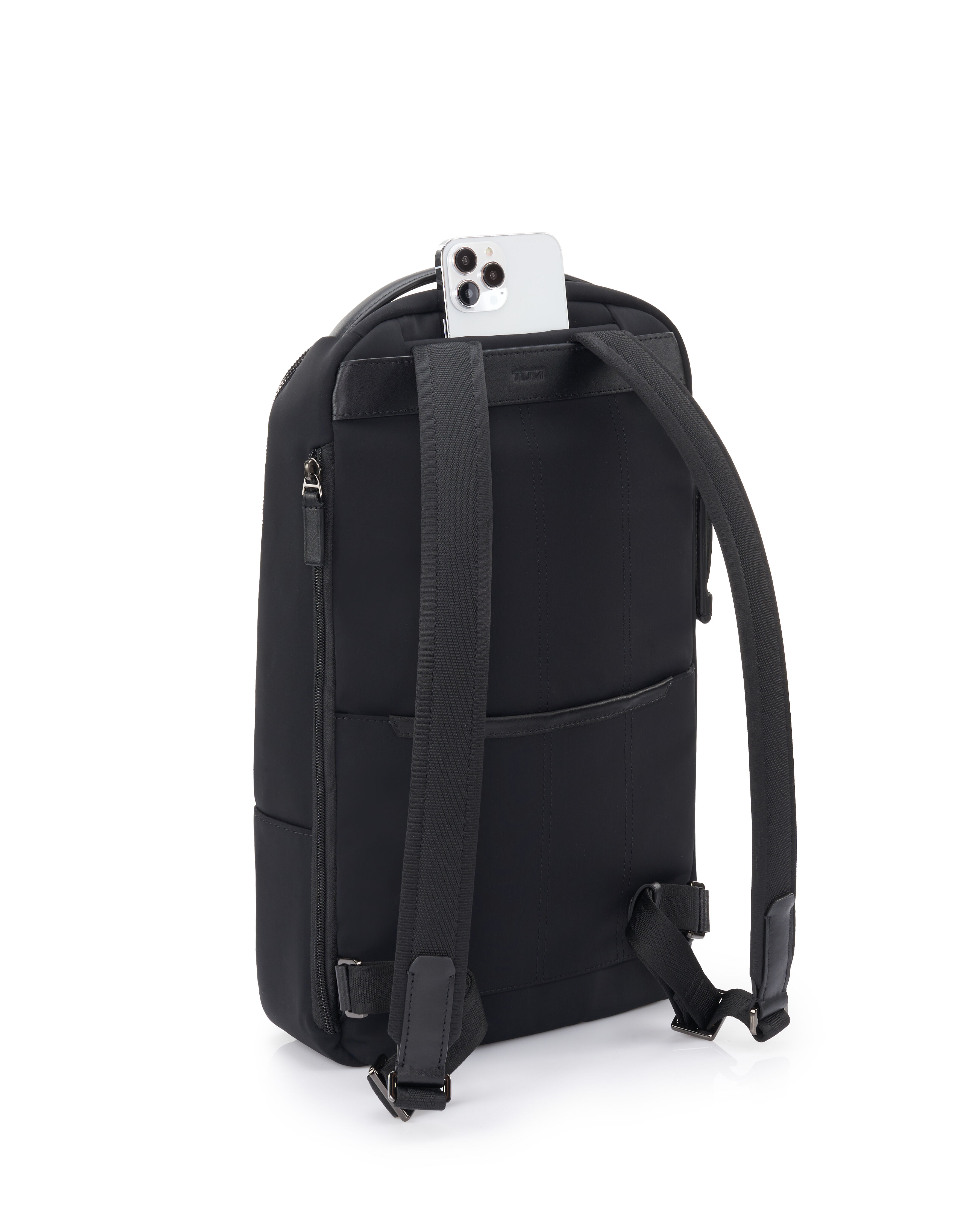 【即発送可能】 Harrison France TUMI | Black Backpack Slim Crawford バッグ