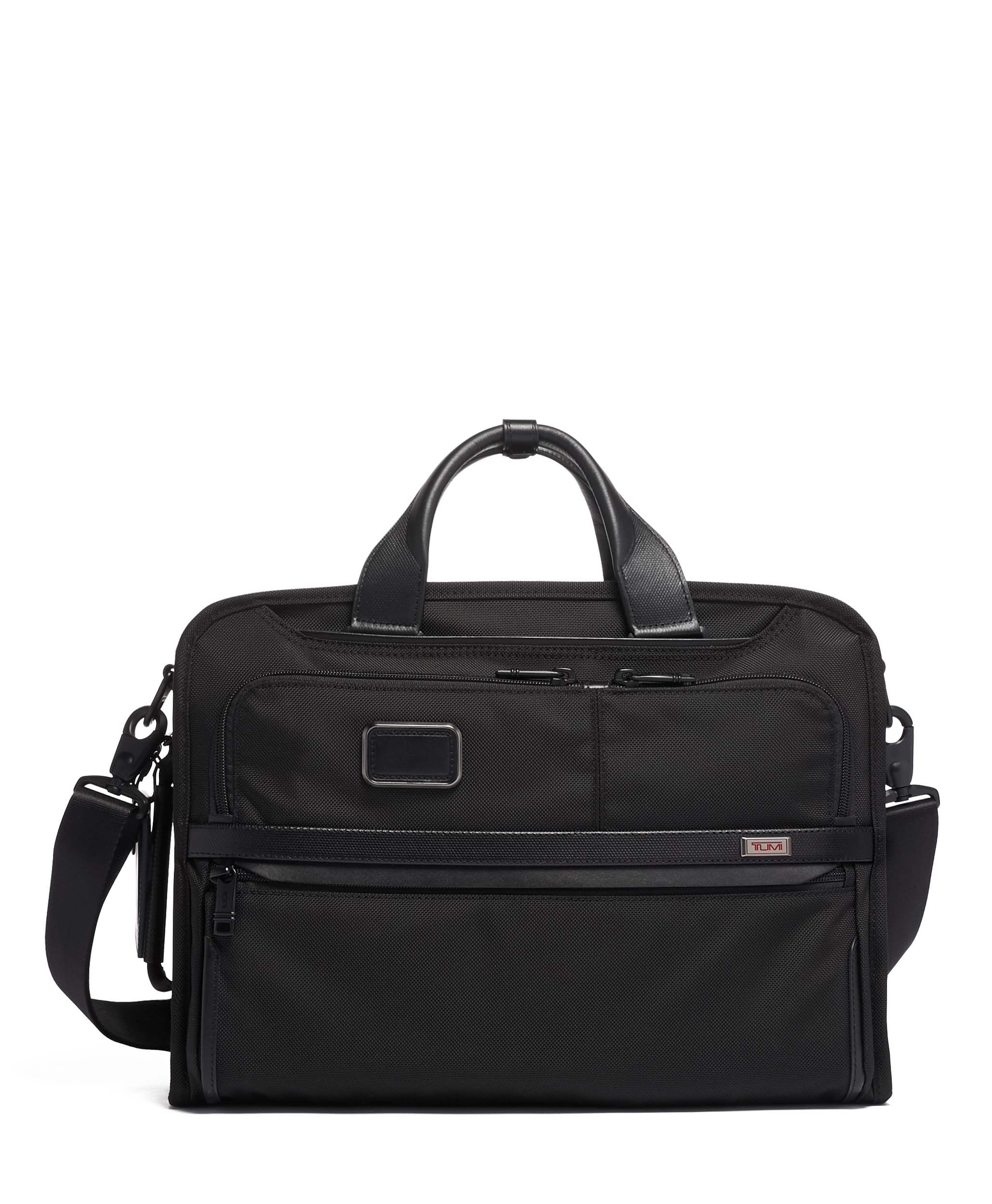 Alpha 3 Slim Three Way Briefcase Black | TUMI France