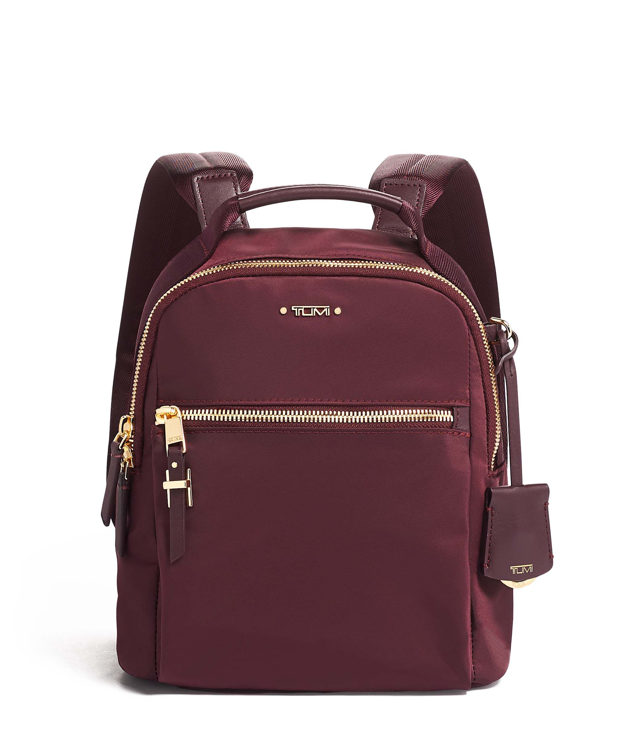 tumi pink backpack