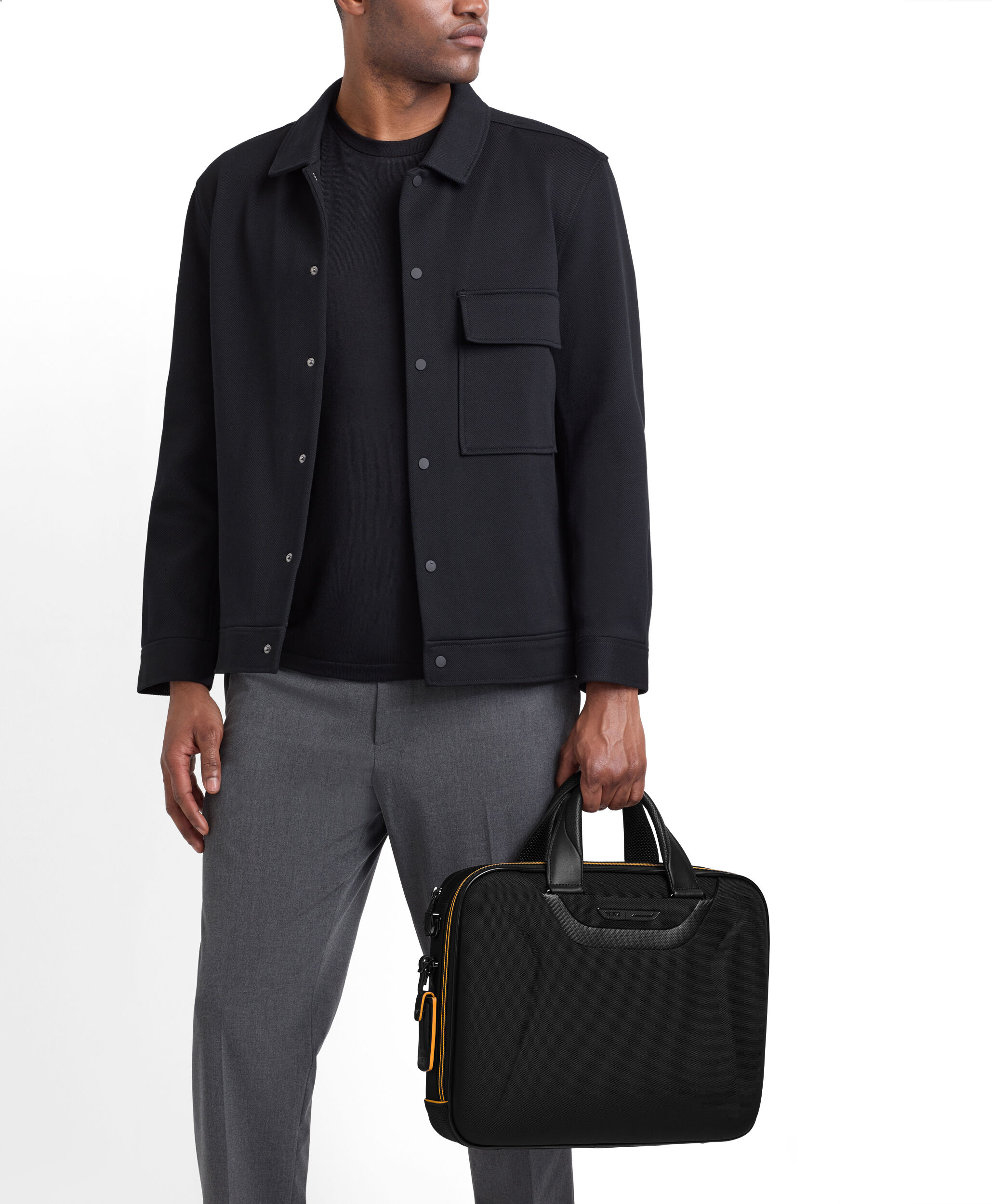 ネットで注文 TUMI McLaren France TUMI | Black Briefcase Axle バッグ