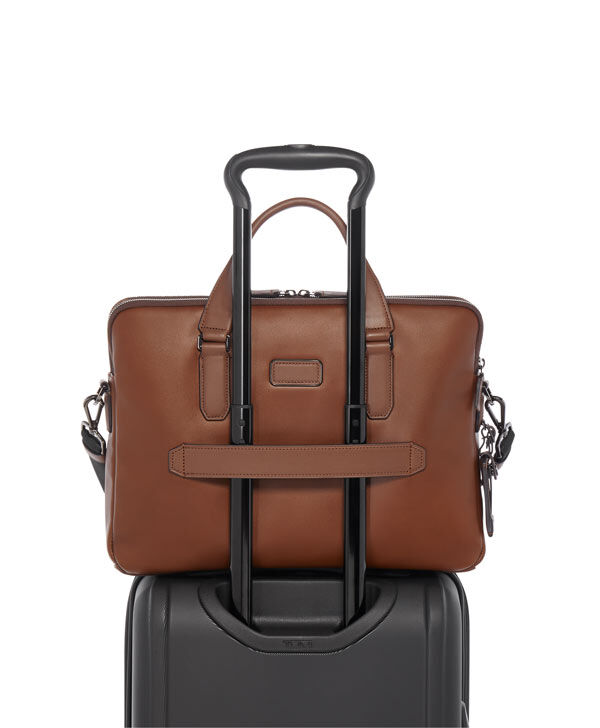 Harrison Sycamore Slim Brief Brown | TUMI France