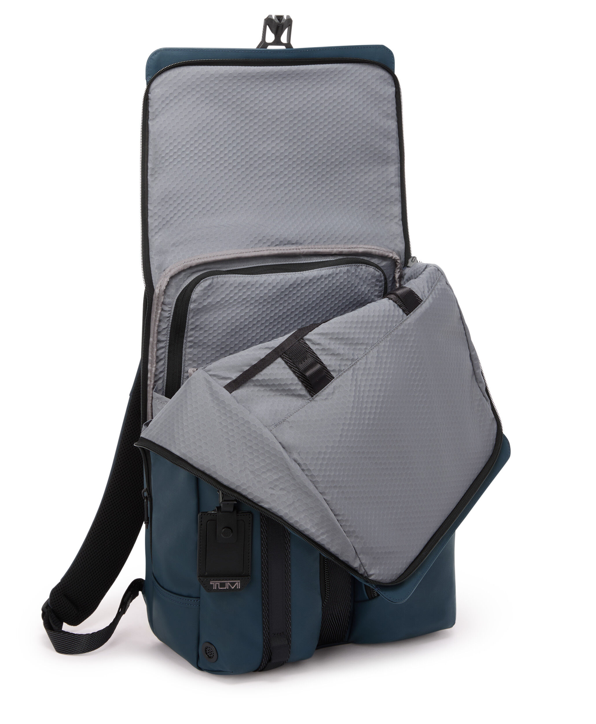 Alpha Bravo Surveillance Flap Backpack Blue | TUMI France