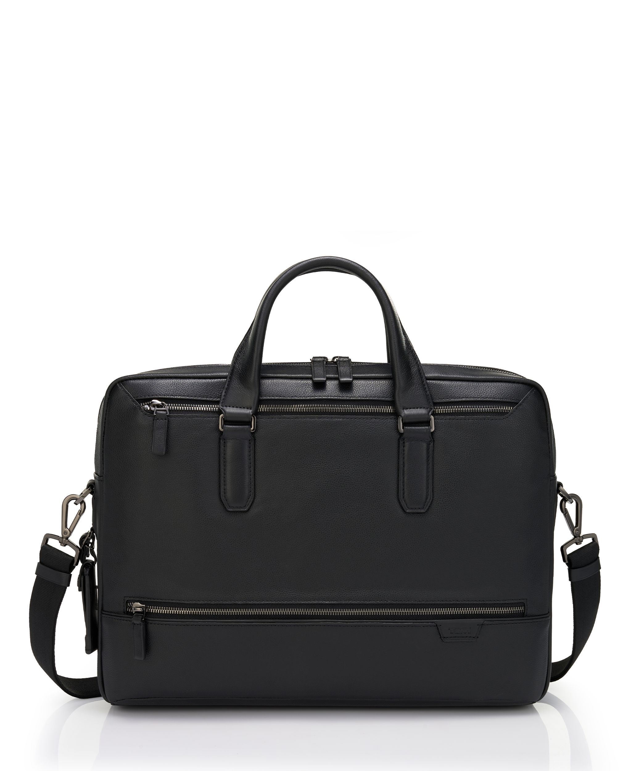 Large briefcase bag top