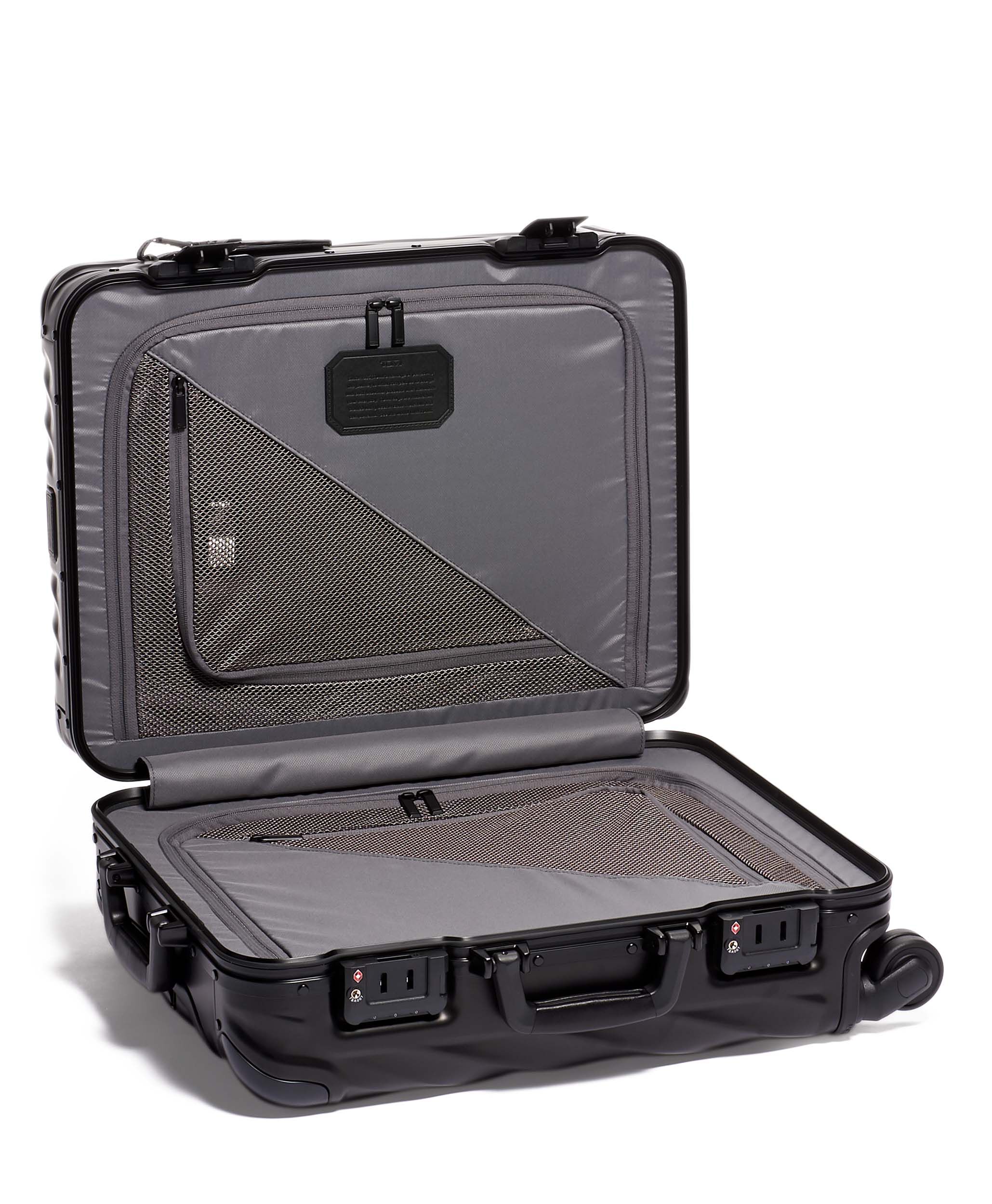 Matte black suitcase shop